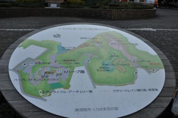 Map of Kurihama Flower Park