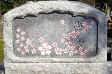 <p>Etched cherry blossoms</p>