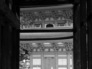 The pagoda, framed