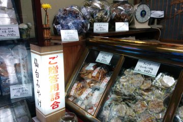 <p>A corner of the store is full of goodies for sale</p>