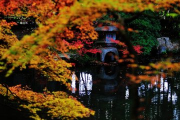 <p>The garden pond of Nanzen-in; the annex of Nanzenji Temple, where the original Nanzenji was first built</p>