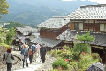 The steep streets of Magome