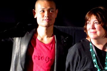 <p>The only Japanese member of the Jury and the only woman (also the only non-director): Hiroshi Shinagawa and Debbie McWilliams&nbsp;</p>