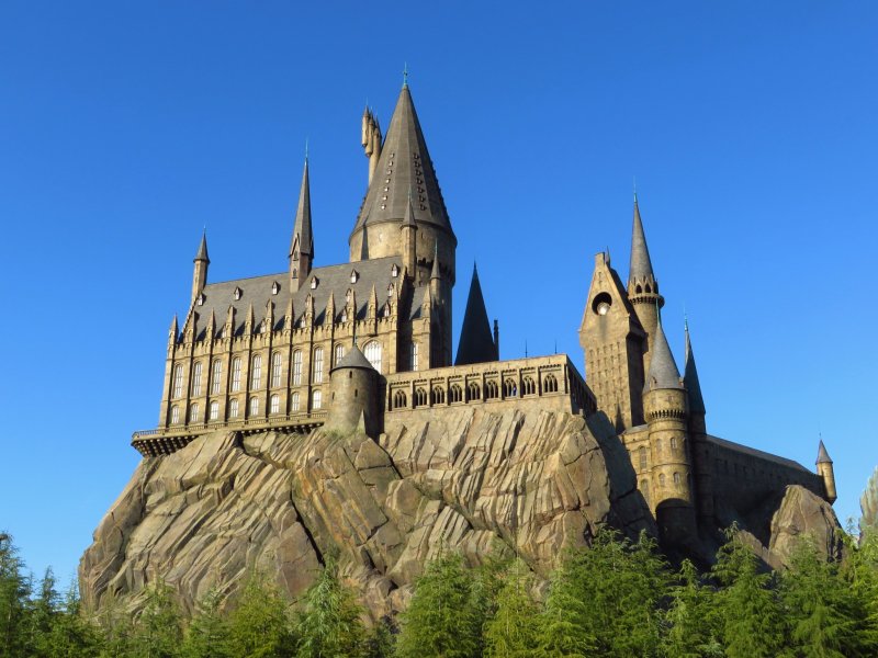 <p>One of the main attractions: a reconstruction of Hogwarts</p>