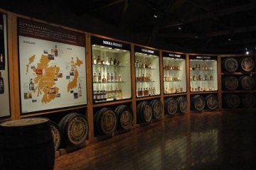 The shop sells a large range of Nikka products