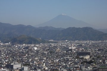 <p>On a clear day you can see Mount Fuji</p>