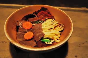 <p>Hida beef is the specialty of the hotel. Hida beef is grilled on a Hoba leaf with miso.</p>