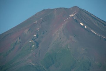 Mt.Fuji in summer without the snow