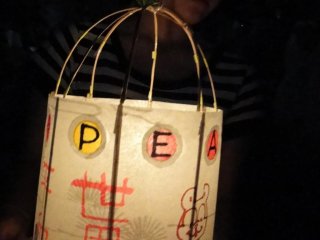 handmade lantern for peace