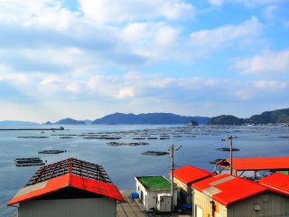 Bán đảo với nhiều kênh rạch ra vào vịnh Uwajima