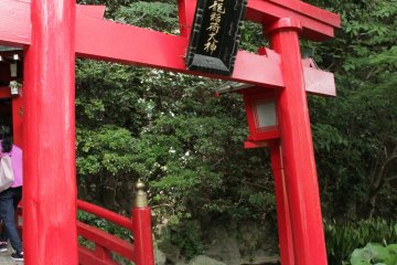 <p>Shrine in Umi Jigoku</p>