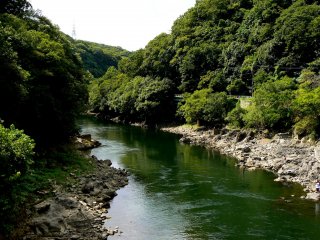 The Uji River is so beautiful