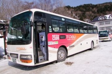 <p>Tobu busses make it easy to travel between Nikko, Lake Chuzen-ji, and Yumoto Onsen</p>