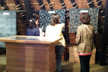 <p>Upstairs in the attic are Indigo textiles from Japan and around the world.&nbsp;</p>