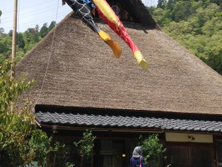 The Little Indigo Museum is housed in the largest thatched house in Kita Village, Miyama.&nbsp;