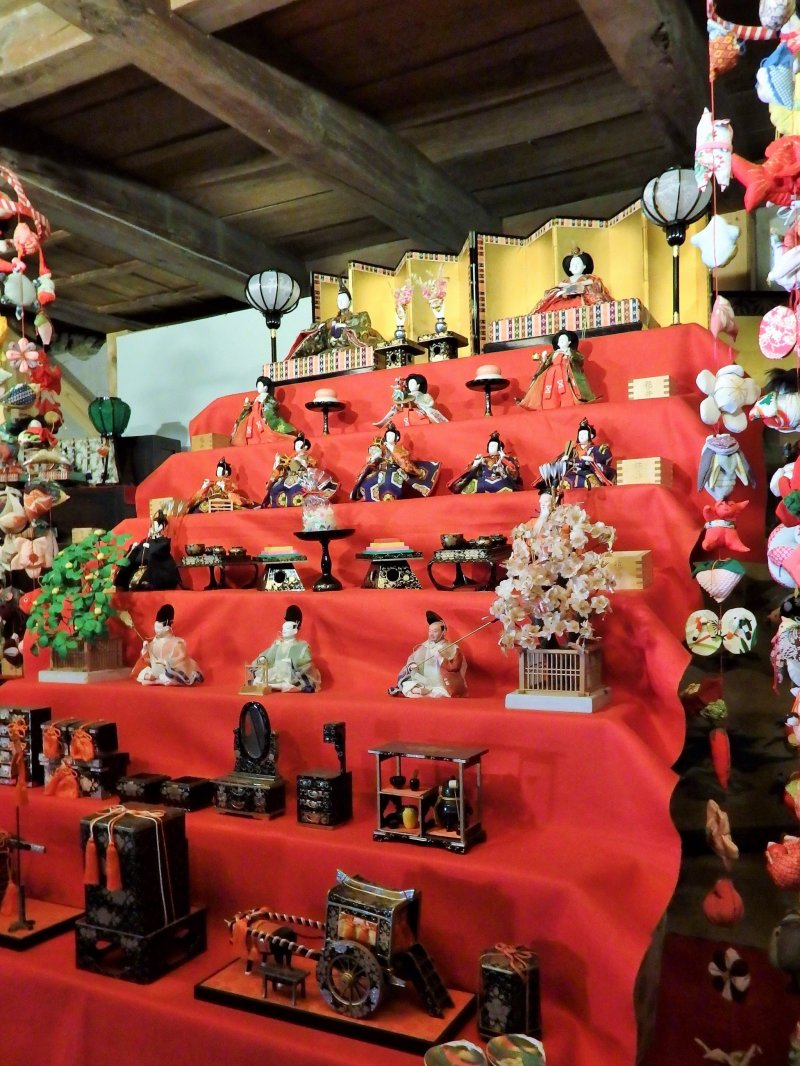 <p>For the entire month of February, view traditional&nbsp;hina doll displays like this one. There are also many creative non-traditional displays to enjoy.</p>