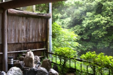 The rotenburo at Jungle Onsen