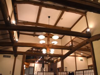 High ceiling of Kiyoyasu-tei