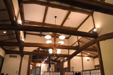 <p>High ceiling of Kiyoyasu-tei</p>