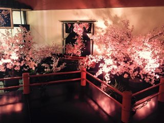 Around this time of the year decorations involve lots of cherry blossoms. Not that I am complaining or anything, though...