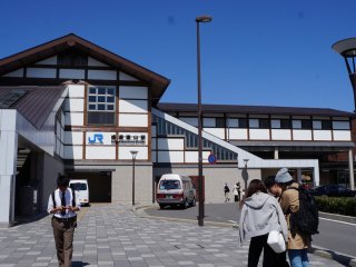 사가아라시야마 역, 여기에서 아라시야마로 출발했어요.