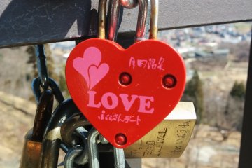 <p>Part of the fun is viewing the growing number of locks at the site</p>