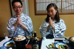 Enjoy your meal while wearing a Japanese yukata