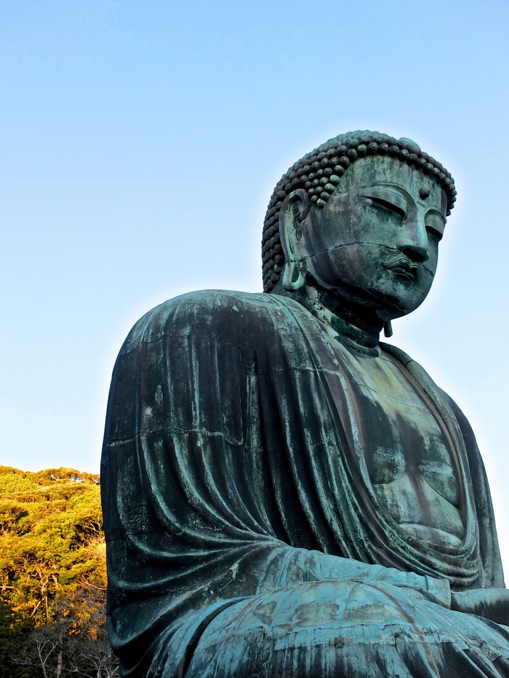 Daibutsu: Bold and strong against a blue December sky