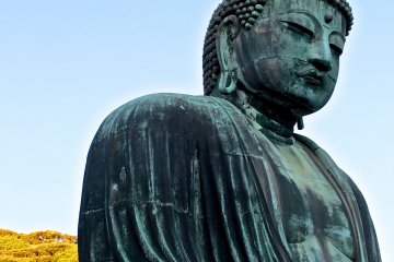 <p>Daibutsu: Bold and strong against a blue December sky</p>