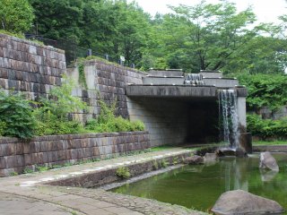 A mini waterfall