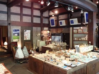 There is an excellent selection of handmade goods from Kyoto and other parts of Japan.