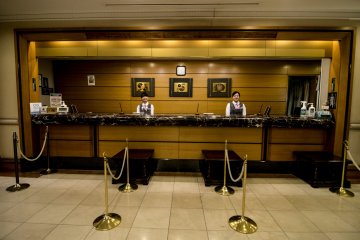 <p>The friendly receptionists welcome you into Grand Hotel Hamamatsu, and are happy to assist with your every need.</p>