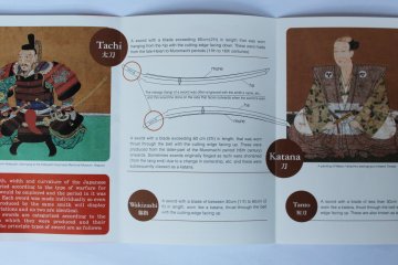 A look inside the &#39;Japanese Sword Vocabulary&#39; booklet