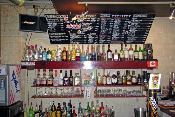 <p>And the drink selection</p>