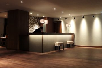 <p>The front desk. They are very strict about check-in time, so don&#39;t bother arriving early as you will only have to sit and wait in the lounge.</p>