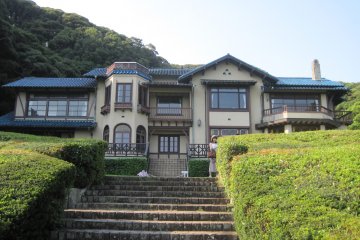 The museum is a quaint, Western style villa that once served as the summer house of former Prime Minister Eisaku Sato
