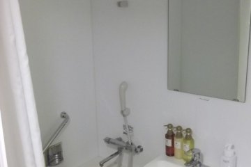 <p>My bathroom, not unusually large</p>