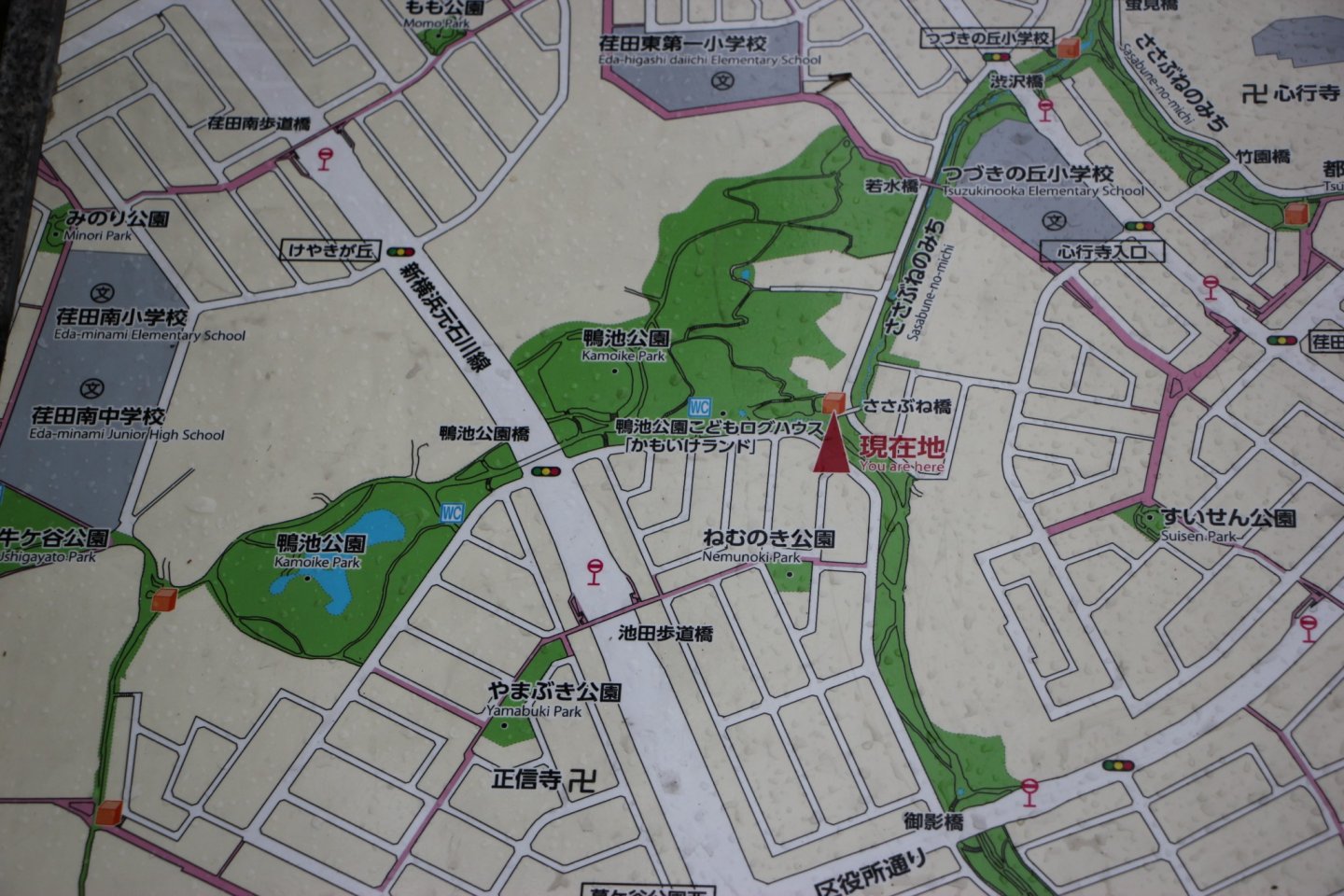 Карта расположения парка