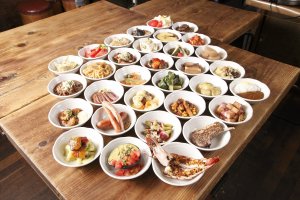 Spice tapas selection &ndash; izakaya style dishes for &yen;500 each