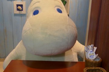 <p>This Moomin was my companion for dinner</p>