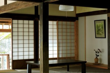 <p>The peaceful calm of the first floor tatami space</p>
