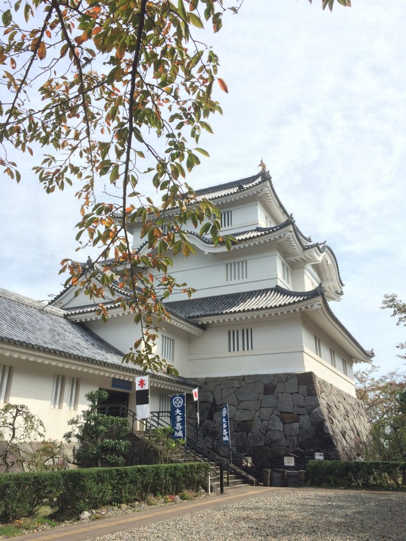 오사카 성은 치바의 작지만 역사적 마을, 오타키 마을에 위치해 있다