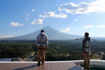 A unique panorama of Mount Fuji