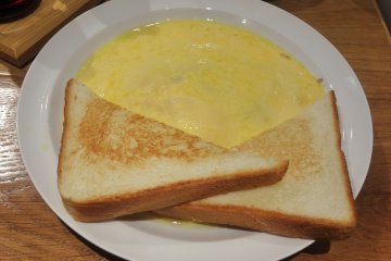 <p>The eggs may not look terribly appetizing but they have good flavor</p>