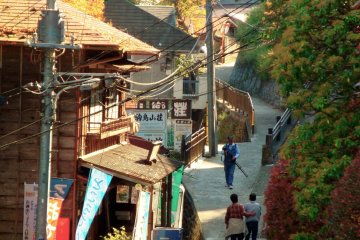 <p>In addition to lodging, the village contains nine family-run restaurants and some souvenir shops.</p>