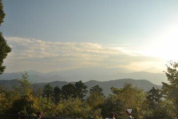 <p>On the top, you can enjoy great views of the sunset</p>