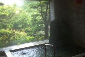 The onsen bath