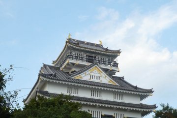 <p>The main keep of Gifu Castle</p>