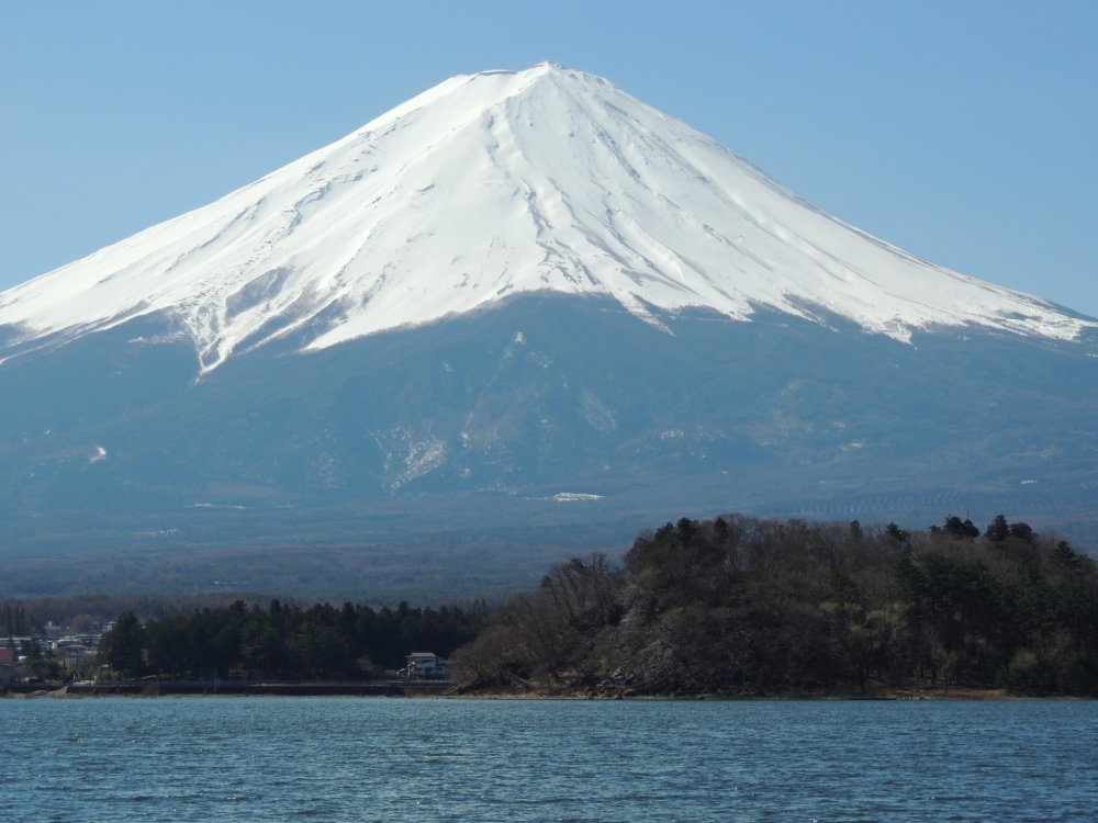 Fuji-san dilihat dari danau Kawaguchi