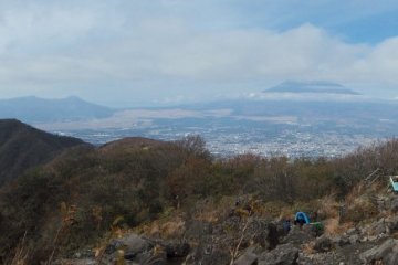 <p>Panoramic View from atop Mt. Kintoki</p>